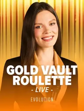 Gold Vault Roulette stůl Evolution