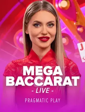 Mega Baccarat stůl Pragmatic Play Live